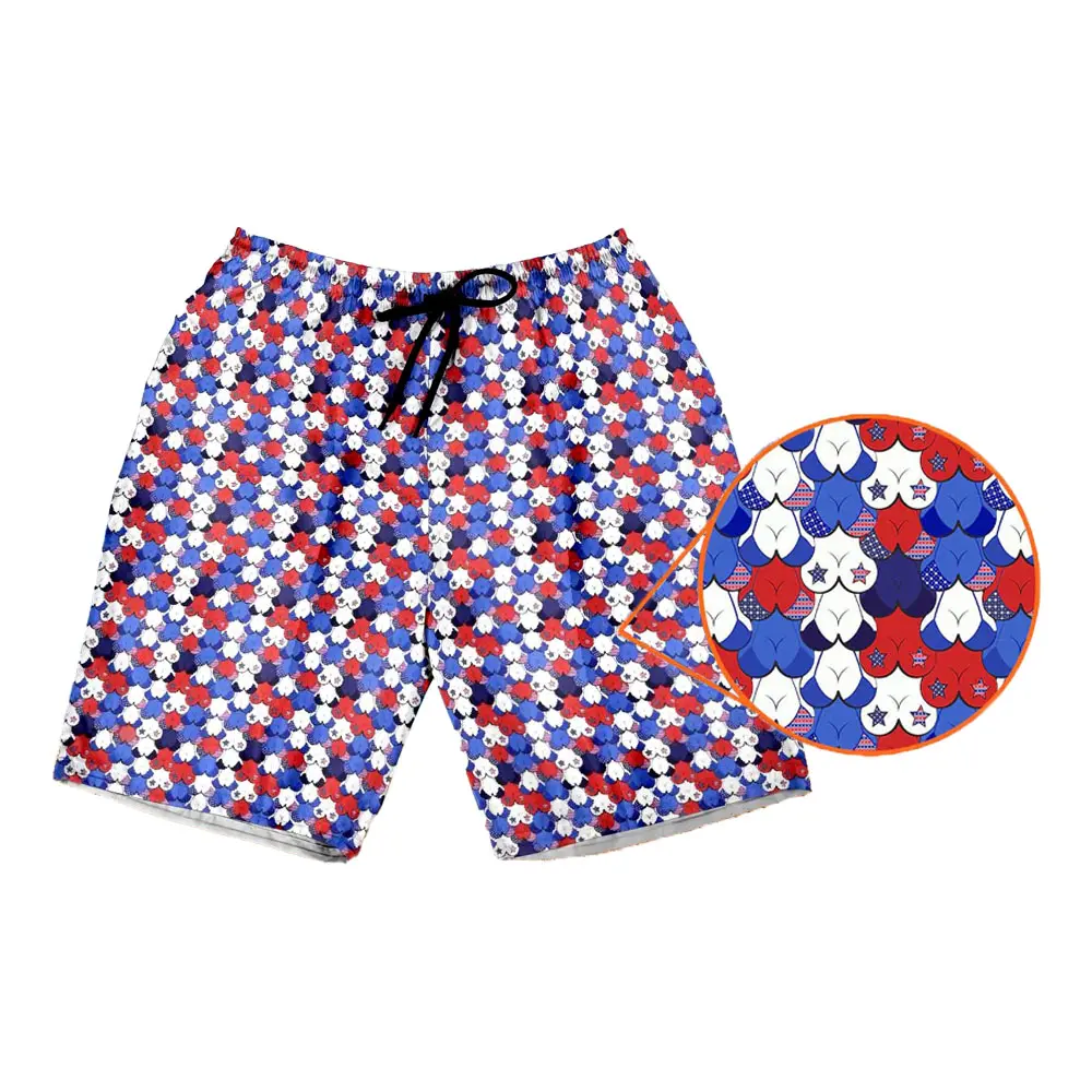American Tatas 4th of July Funny Classic Oversized Hawaiian Shorts for Men, Aloha Trendy Gift for Father's Day Vodka Cinnamon Whisky Skull Beer Lovers for Casual Travel Daily Vacation Holiday Beach Summer Streetwear Menswear