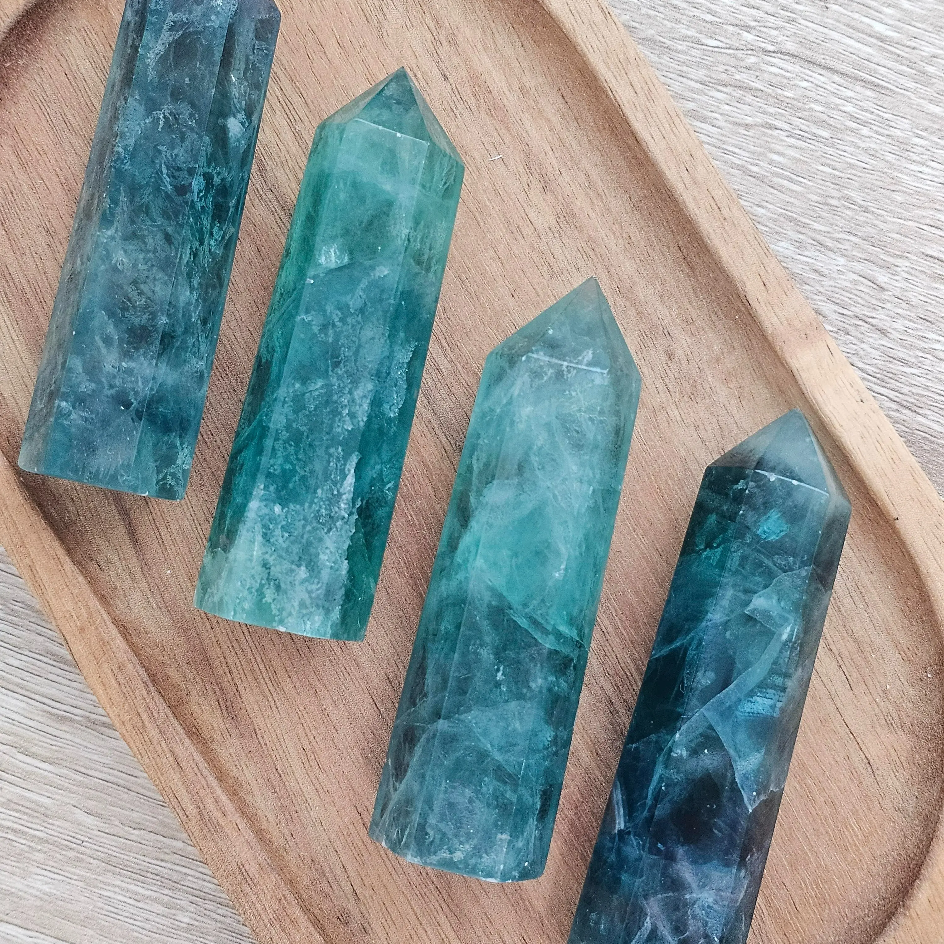 Crystal Towers - Choose Your Own - Clear Quartz - Rose Quartz - Green Fluorite