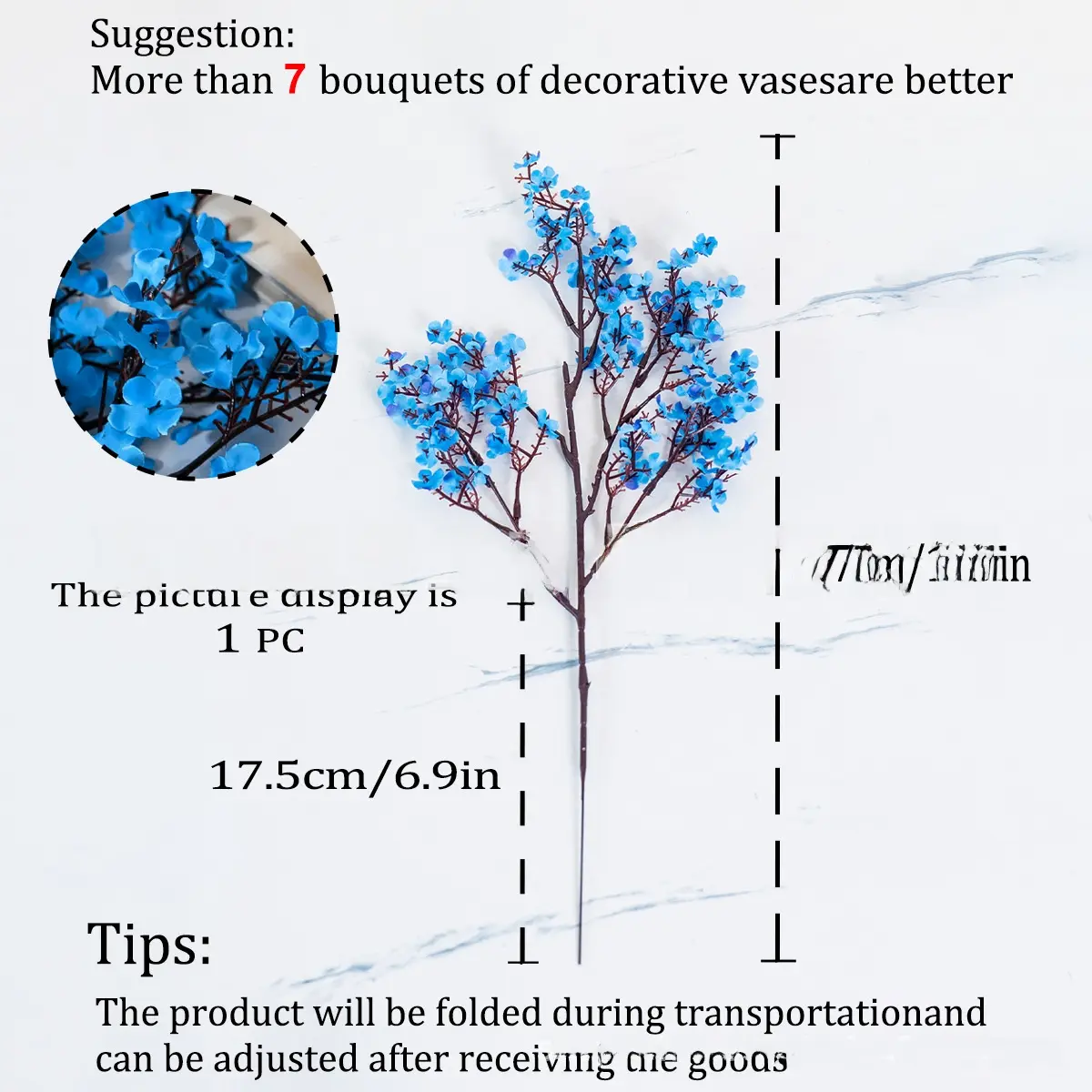 Silk fabric with starry sky pattern (dark blue)