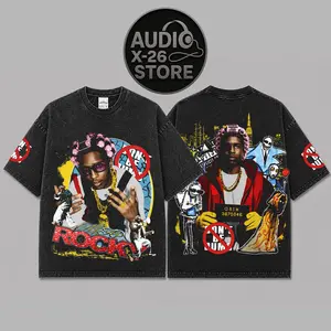 Asap Don't Be Dumb Graphic High-Quality Acid Washed Cotton T-Shirt, Asap Mob Fan Graphic Tee, Don't Be Dumb Album Merch Streetwear Graphic Shirt, Gift for Hip-hop Fans