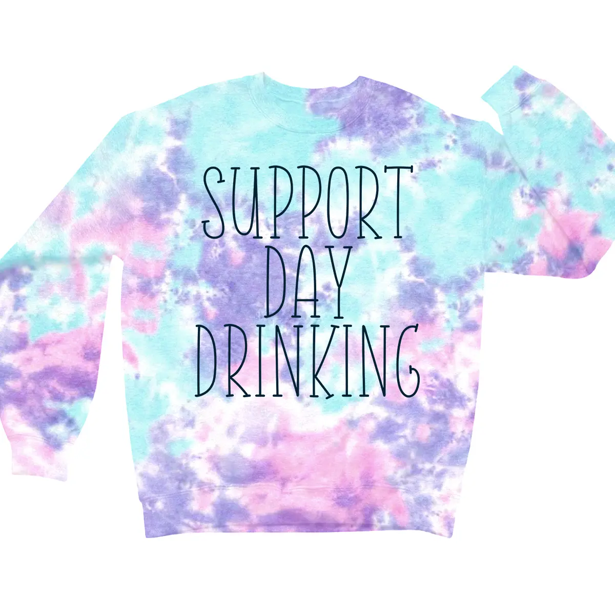 Support Day Drinking Crewneck Sweatshirt