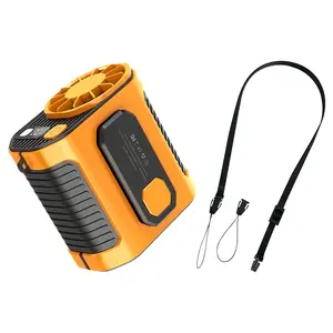 #SummerVibes Portable Clip On Waist Fan, 5000mAh Rechargeable Wearable Personal Fan, Portable Cooling Fan for Outdoor Work Camping Travel, Gift for Men 2026