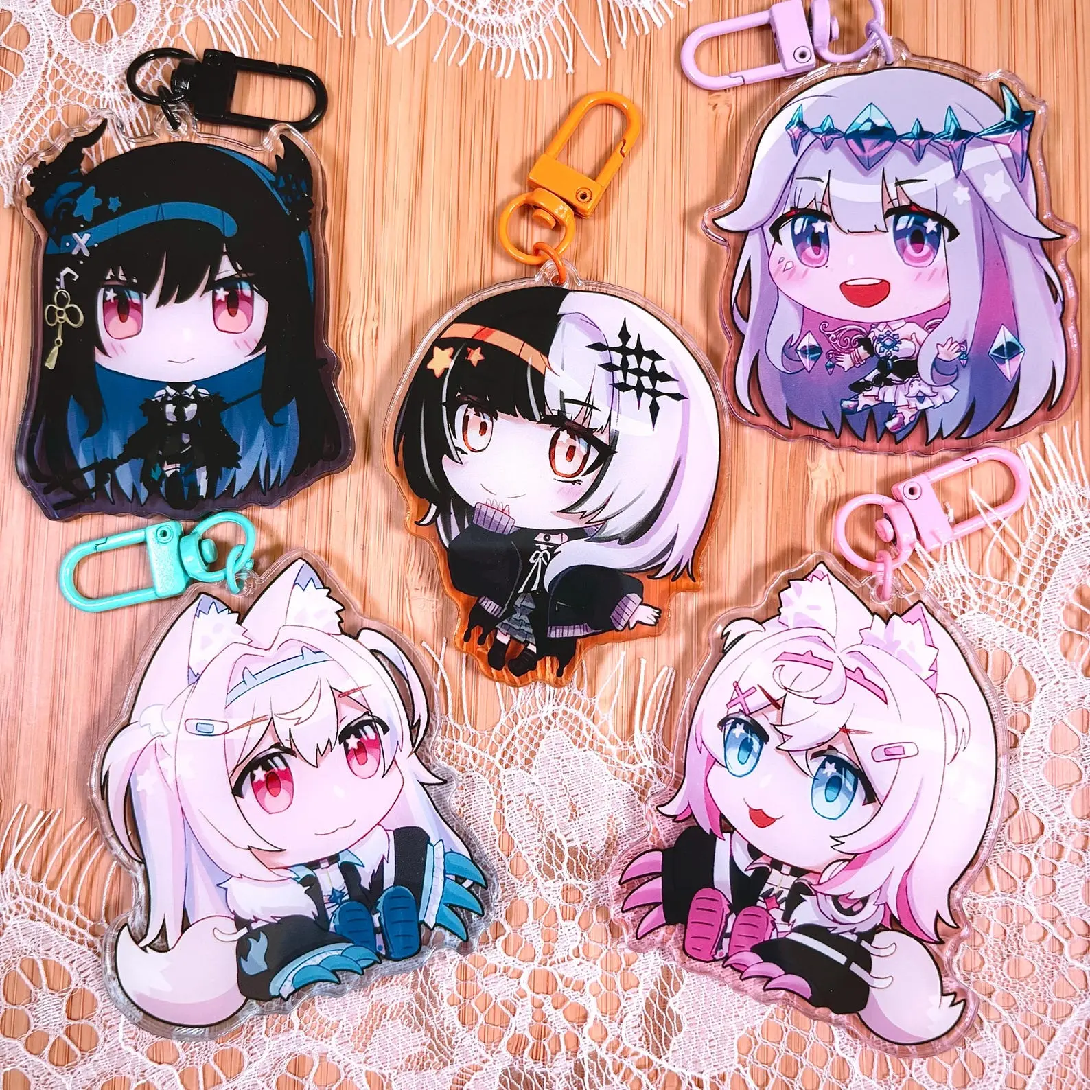 Hololive English Advent Acrylic Keychain