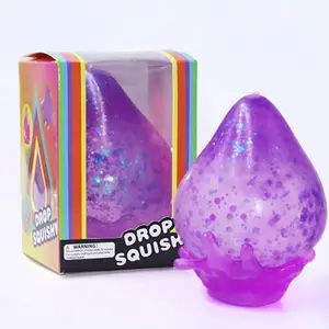 Multi-Color Dream Water Drop Fidget Toy | Slow Rebound Stress Relief | Flow Texture ASMR Sensory Toy for Kids, Students & Office Desk Fun