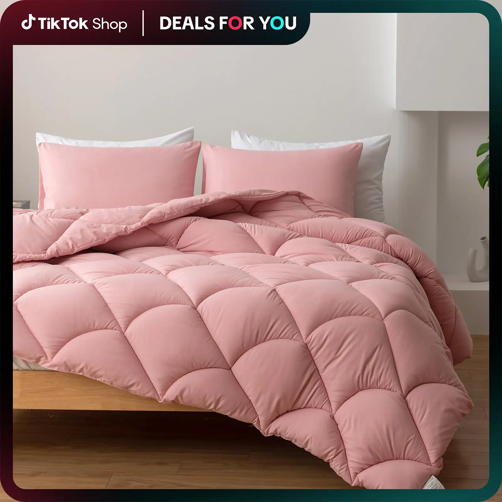 【Deals for you days 】Cosybay 3 PCS Comforter Set(only 2pcs for Twin size)- Down Alternative Comforter Sets, Twin/Full/Queen/King Size Bed In A Bag, So