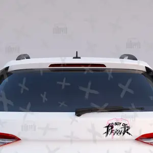 PfknR Yo Soy De Puerto Rico Car Decal - Personalized Waterproof Vinyl Sticker for Cars JDM Style Easy Install Long Lasting 6 8 10 Inches