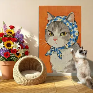 Cat Scratching Board Cat Scratch Pad Self Adhesive Cat Scratcher for Indoor Cats, Wall Corner Sofa Furniture Protection Cat Scratching Mat, Cat Climbing Mat Interactive Cat Toy and Cat Play Area Decor