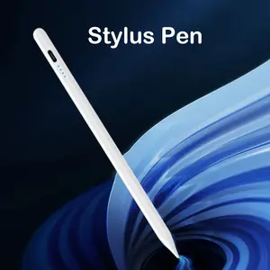 USB-C Fast Charging Touch Stylus Pen for iPad, Smartphone & Computer Tablet – Compatible with iPad Air 3/4/5 (M2/M3), iPad mini 5/6, iPad 6th to 11th Generation, and Smartphones (White/pink)