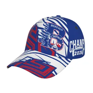 Buffalo Baseball Cap for Men and Women, Hat with Mascot Design for Game Day, Perfect Gift for Fans And Supporters