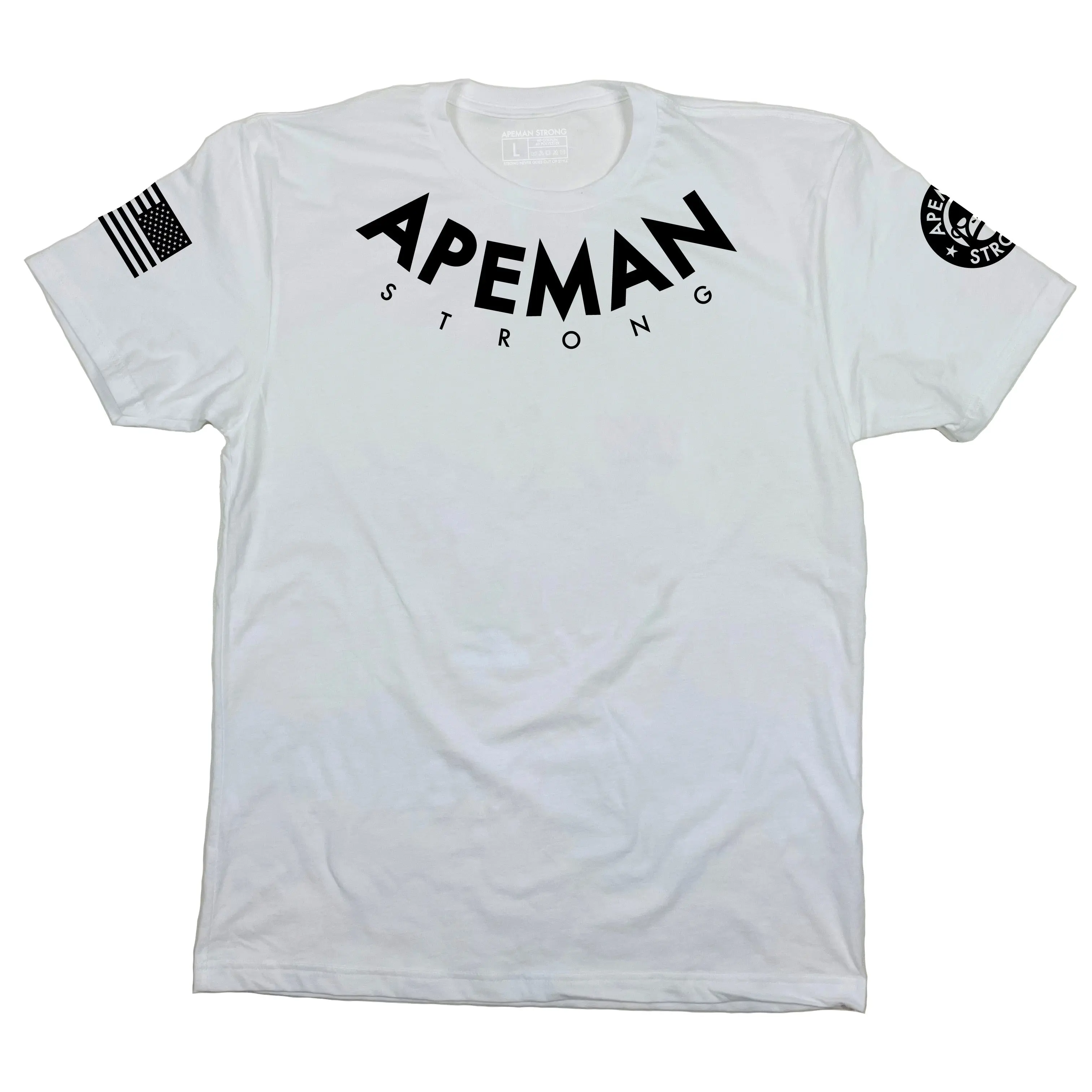 WHITE COMPETITION TEE
