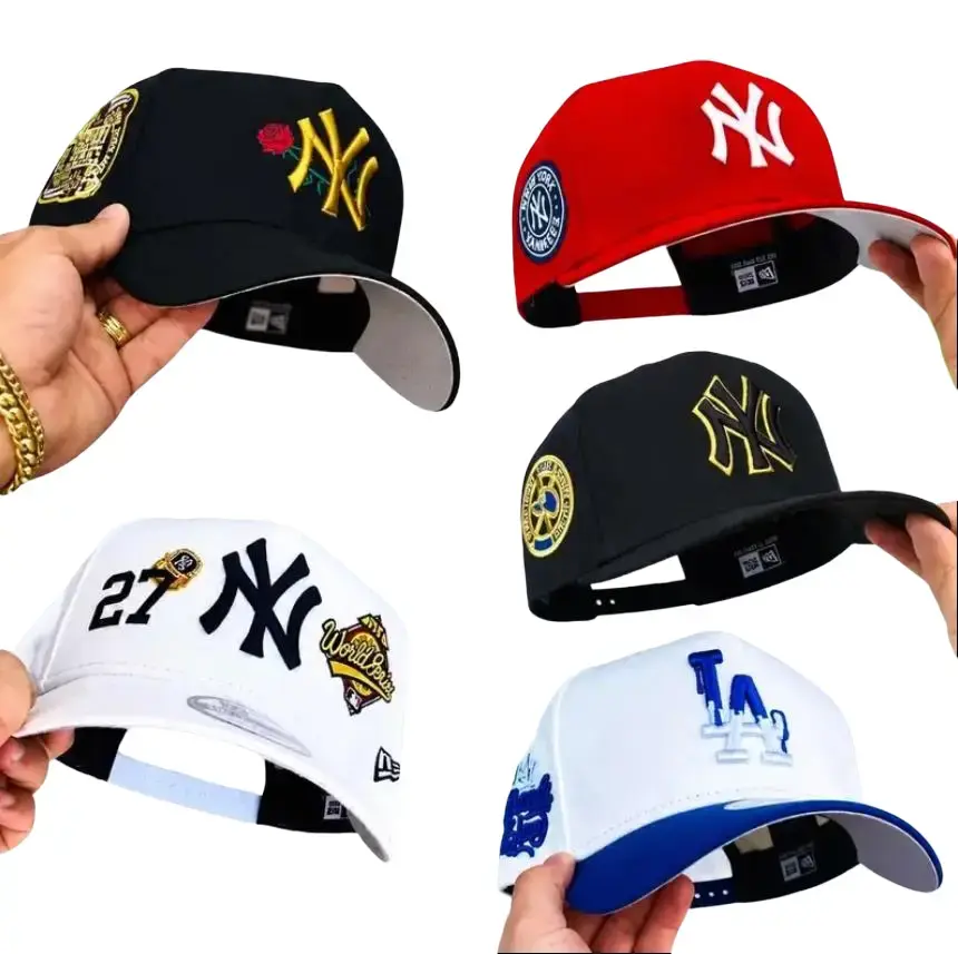 1. Premium MLB NY Yankees LA Dodgers Baseball Cap – Adjustable Snapback Hat, 9FORTY 59FIFTY Style, Curved Brim Embroidered Team Logo, Unisex Men Women Streetwear, Hip Hop Urban Fashion, Retro Sportswear 2026