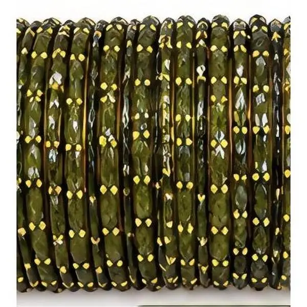 Green raindrop Bangles Size 2.6 - Perfect for Everyday Wear and Accessory