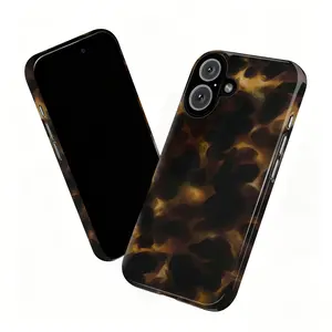 1PC Vintage Tortoise Shell Phone Case for iPhone 17 16 15 14 13 12 11 Pro Max XS Max 8 7 Plus / iphone 17 phone case , MagSafe Strong Magnetic Dual Layer Anti-Yellow Glossy Cover