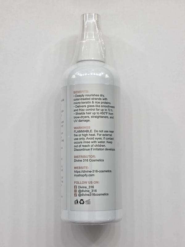 Divine Pure Beauty Heat Defense Hair Spray