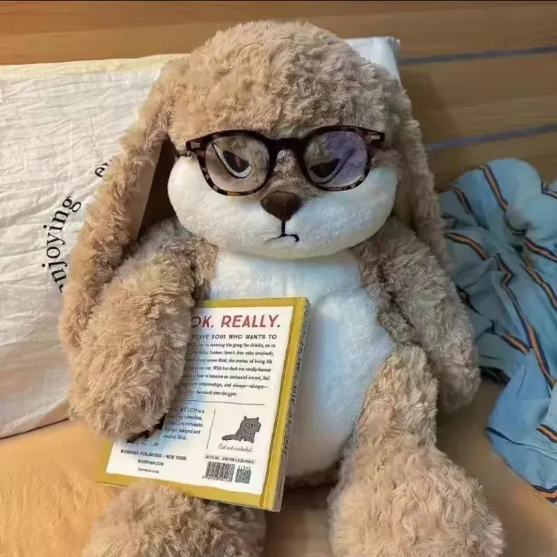 Angry Rabbit Plush Toy, 30/32/46cm Soft Long-Eared Stuffed Animal