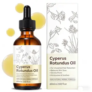 Cyprus Rotundus Oil for Hair Removal - Reducing Body Hair Growth | 100% Pure Cyperus Rotundus Essential Oil for Smooth Skin & Hair Removal, 60ml Brand: Generic