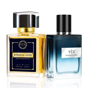 YCZ Eternal Love & Club Gent's Aroma - Double Scents Intertwined Long Lasting Liquid Fragrance Set for Gentlemen 75ml & 50ml Edp Spray Concentrated Oil Perfume Cologne Scented