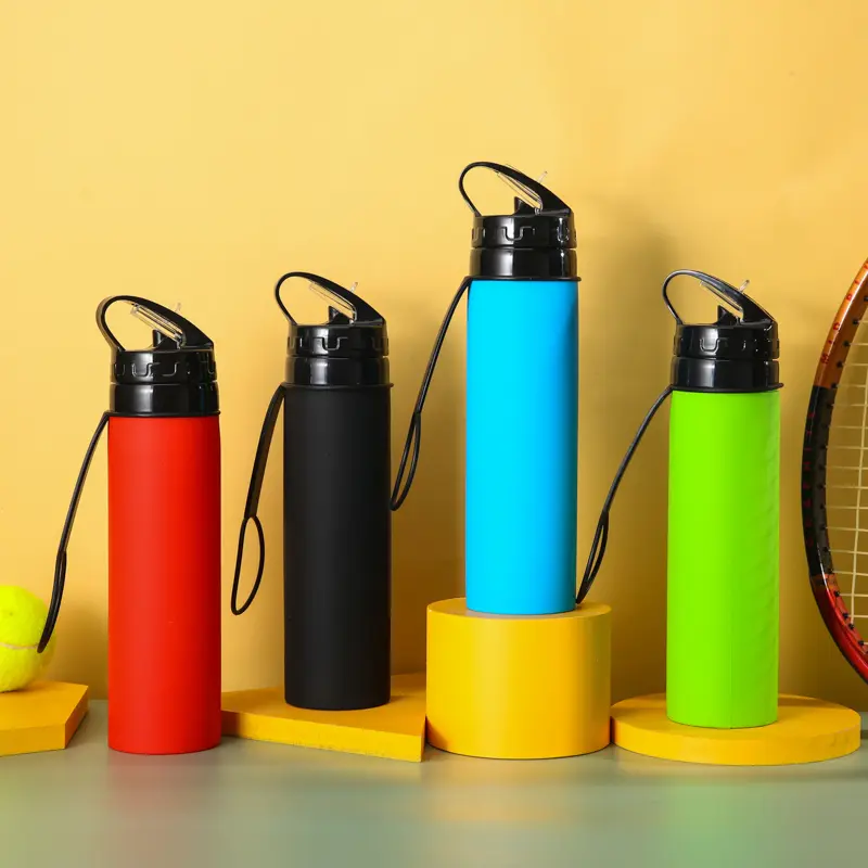 BEE GEAR Silicon Collapsible Bottle (LJ1001) - Foldable, Portable , Easy to Carry, Best for Travel, Camping, Cycling, School |