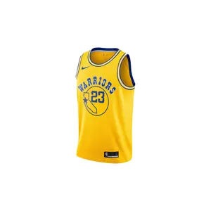 Youth Nike NBA GSW Hardwood ClassicsJersey "Yellow" 9Z2B7B1AP GREEN