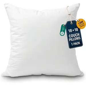 Couch Pillows Inserts 18x18  Decorative Pillows for Couch, Bed & Living Room, Soft  Throw Pillow Inserts for  Decor