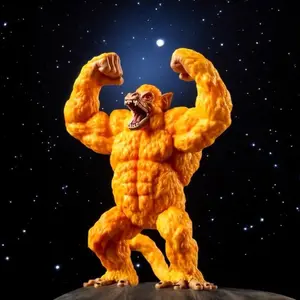 Golden Great Ape Gorilla Figure Model Ozaru - Dragon Monkey