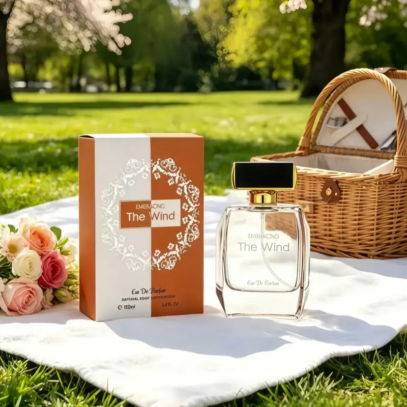 Women's Iperfume-Gentle Floral Fruity-Woody Scent,Embracing The Wind Perfume for Women 100ml, Long-Lasting Citrus Floral Woody Fragrance with Lemon Pear Jasmine Rose Cedar Musk Amber,Gentle floral and fruity woody notes,