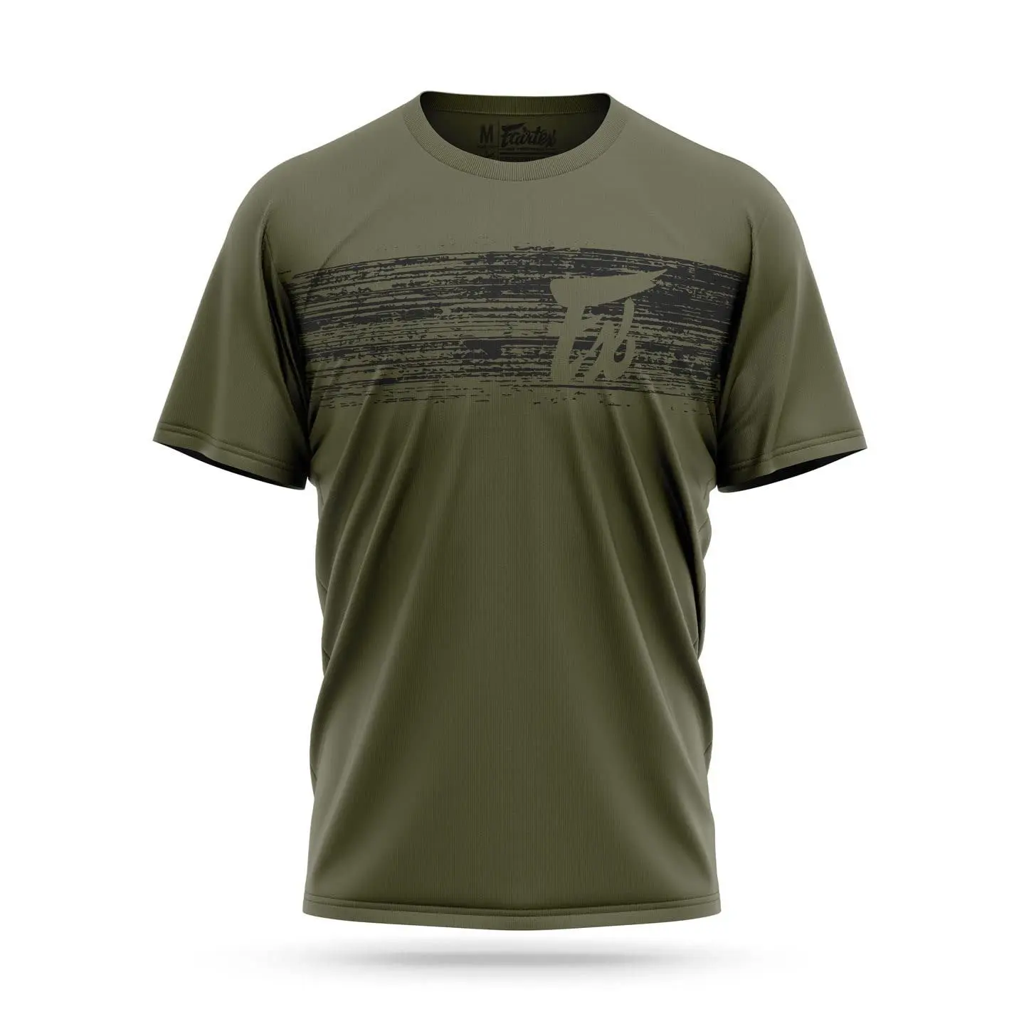 Fairtex Men's FX Sanded Athletic T-Shirt - Ultra-Soft Cotton Blend, Casual Shortsleeve for Streetwear & Training, Menswear, Tshirt, Top, Vintage, Male Short-Sleeve