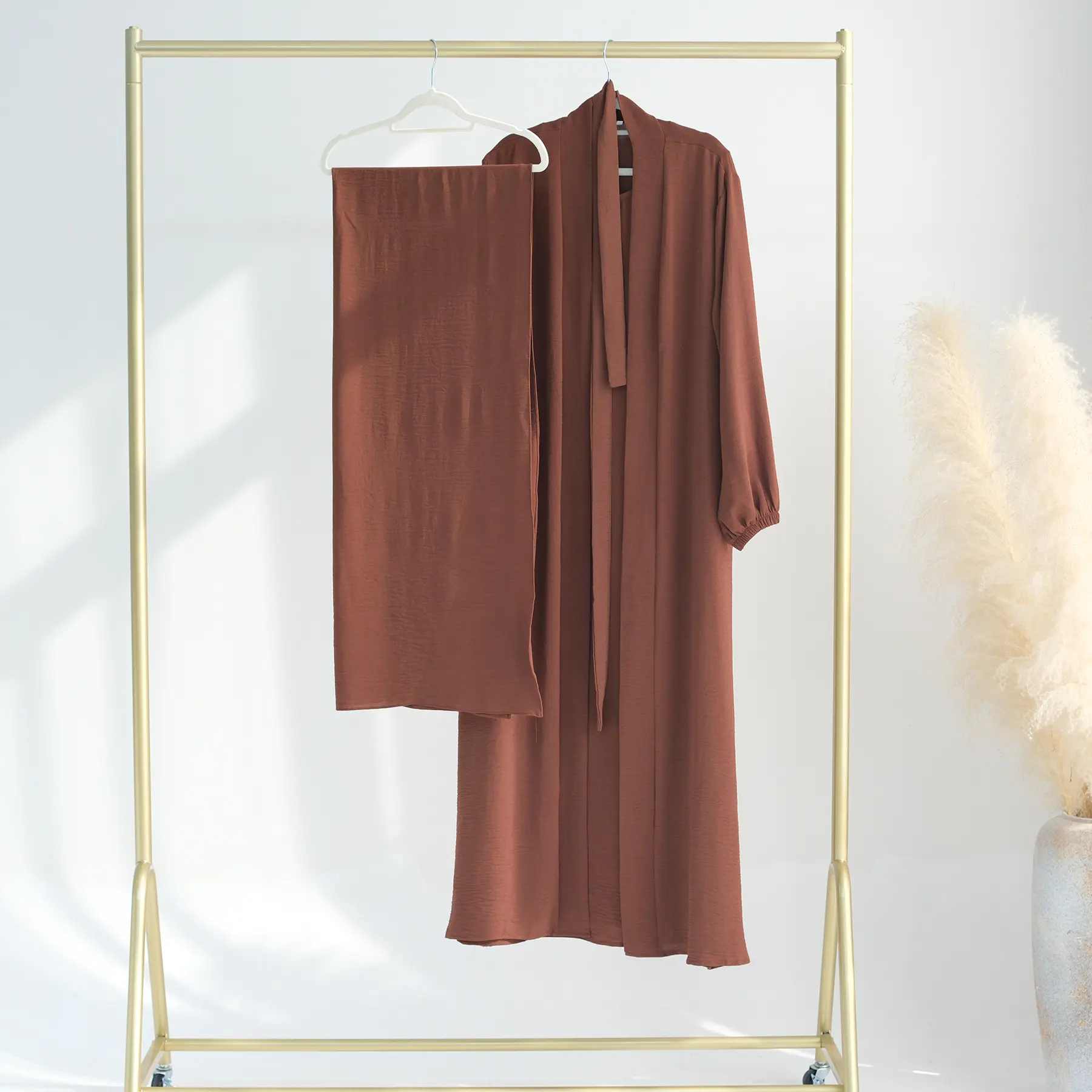 Coffee color+HJ915 headscarf