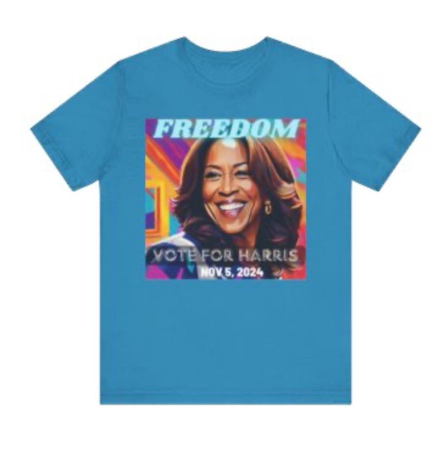 Kamala Harris Freedom Cotton Tee Shirt 2024