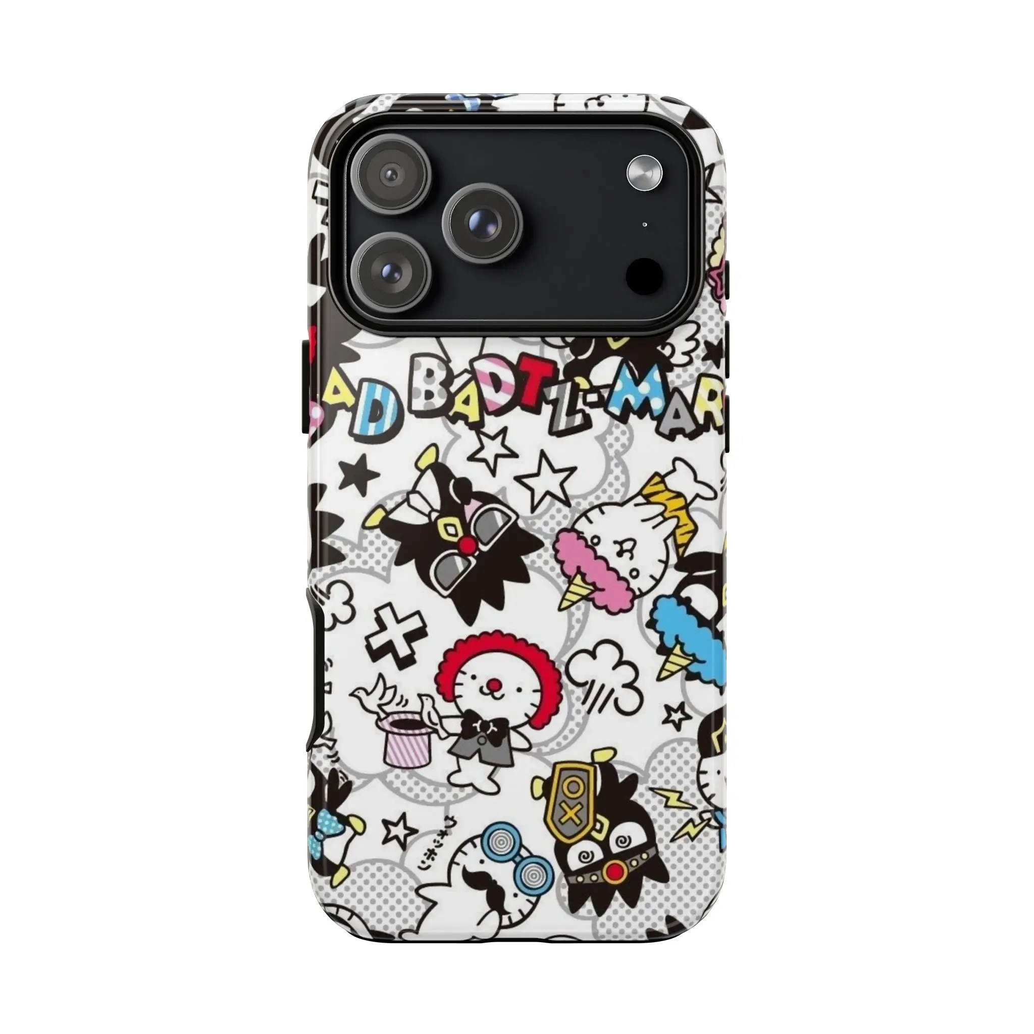 Kawaii Bad Badtz-Maru iPhone Case – Colorful Sanrio, Phonecase for 17 16 15 14promax - Gift