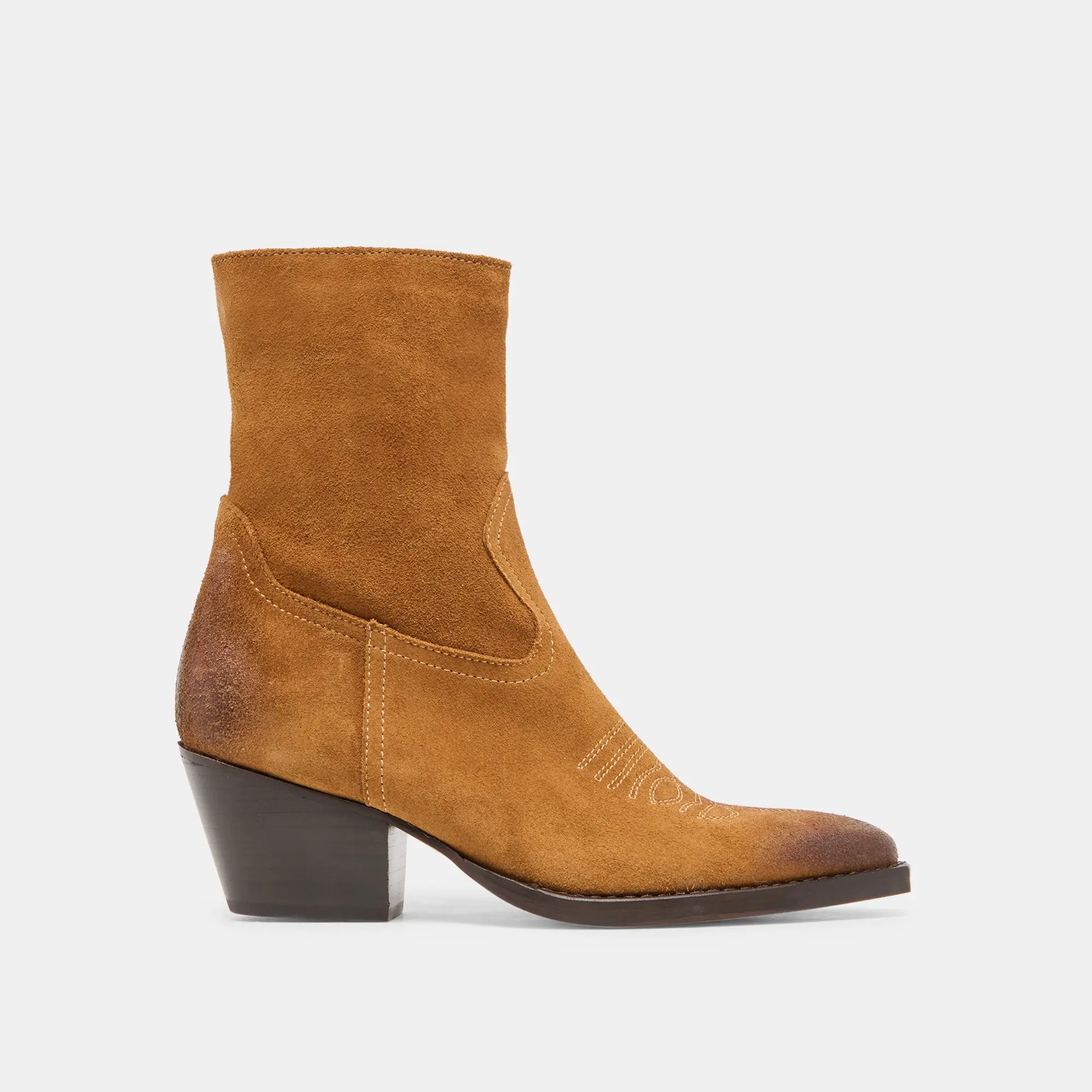 KLYDE BOOTS COGNAC SUEDE