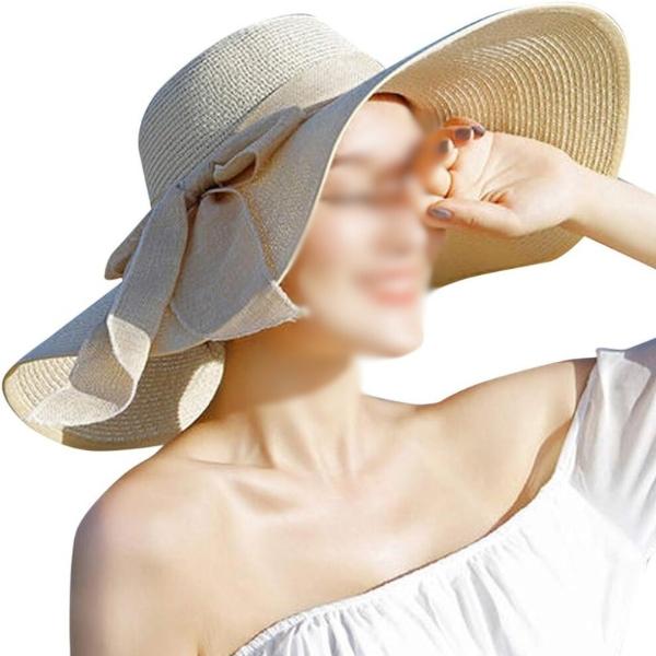 Women's Wide Brim Straw Hat