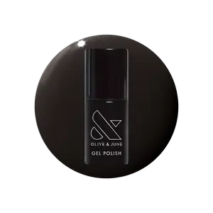 Olive & June Shop Til You Drop Gel Polish - Nearly-Black Vampy Red Nail Polish for Dramatic Manis