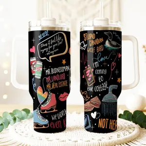 Hollanov Hockey Love Tumbler 40oz – Heated Rivalry Romance Coffee Cup, LGBT+ Hockey Fan Gift, Enemies to Lovers, Hollanov Cup