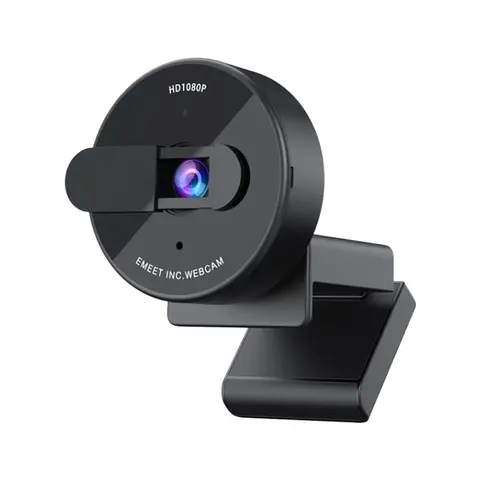 EMEET C950 Series USB-A PC Webcam, 1080P PC Accessory with Microphone, Privacy Cover, Automatic Light Correction, 70° FOV, Desk Gadgets, Home Office Streaming Geek Gift (Not for PS5/Xbox)