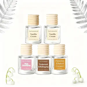 Car Perfume Air Freshener Aromatherapy Pendant Premium Hanger Long Lasting Vanilla Cream  Pink Champagne Teakwood Mahogany Pistachio Salted Caramel carnavigation  mount