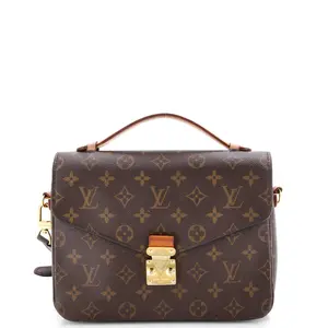 Pre-owned Louis Vuitton material Messenger Bags Pochette Metis Monogram Canvas by Rebag