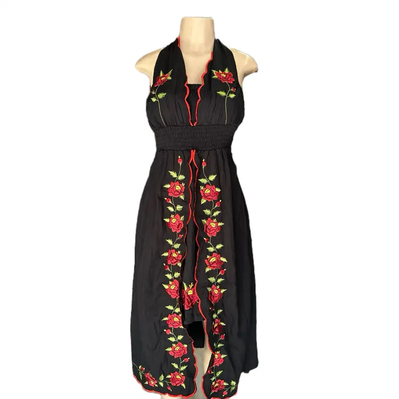 Halter Amazing Tradicional Mexican Dress - TikTok Shop