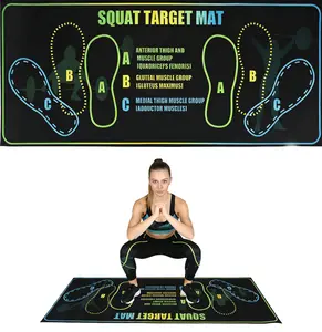 Anti-Slip Squat Pad Set, Durable Non-Skid Training Mat for Home and Gym Use, Ideal Exercise Equipment for Fitness Enthusiasts, Gym Floor Mat