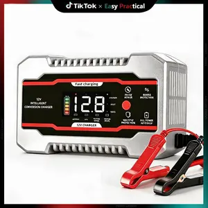 【DealsForYouDays】Car Battery Charger 12V 24V, Automatic Maintainer, Repair, Trickle Charger & Desulfator with Overcharge Protection, Auto Shutoff, 12Volt Battery Charger for Vehicle Motorcycle Boat Lead-acid Batteries