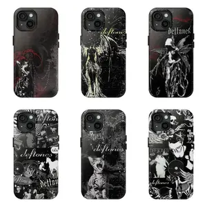 Deftones Gothic Fairy Phone Case Grunge Collage & Dark Metal Design Compatible for iPhone 17 16 15 14 13 12 11 and for Samsung S21-S25 Ideal Gift for Friend