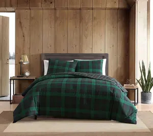 Eddie Bauer Woodland Green Cotton Full/Queen Duvet Cover Set