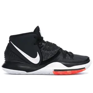 Nike Men's Kyrie 6 Jet Black White Basketball Shoes, from StockX