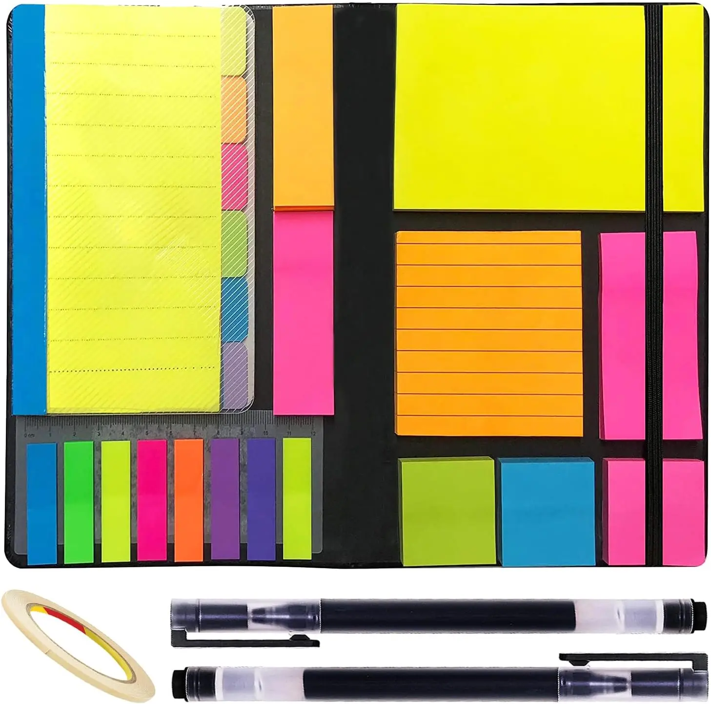 Sticky Notes Set 710 Pack, Divider Sticky Notes Tabs, Office Supplies, Planner Sticky Note Dividers Tabs, Book Notes,  to School Supplies (710pcs)