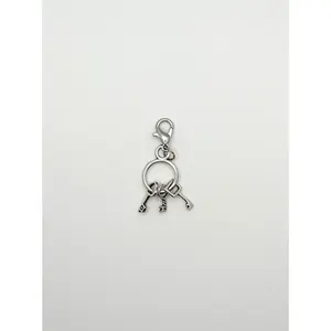 Key Ring Silver Sunglasses Charm - Rager Shades