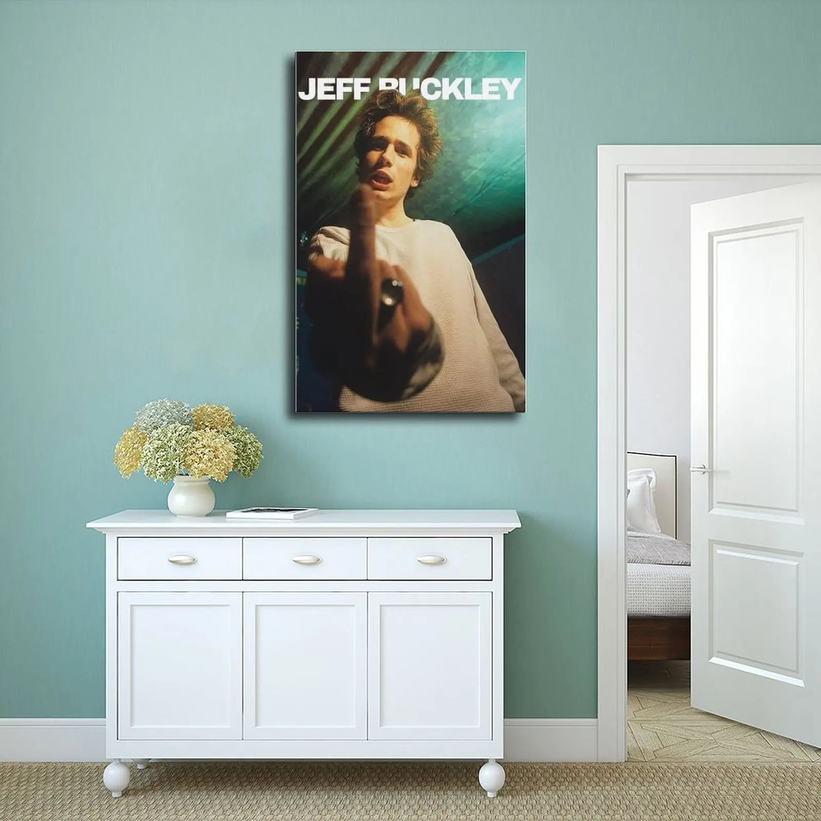 Jeff Buckley Poster Wall Art Museum-Quality Canvas Art Unframed Home Decor Hanging Picture Artistic Prints for Dorms Bathrooms & Instagram-Worthy Spaces Decoration