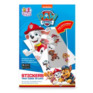 PAW Patrol AR Stickers Multipack – 3D Augmented Reality Sticker Bundle for Kids (3 Pack, 6 Pack, 12 Pack)