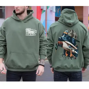 Duck Hunting Hoodie, Labrador Retriever Graphic Hoodie, Waterfowl Hunting Dog, Hunter Gift for Men & Women, Outdoor Hunting Gear