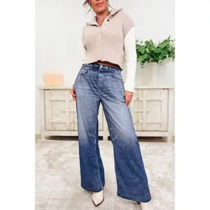 The Night Shift By BAR Label - High Rise Wide Leg Sweatpants