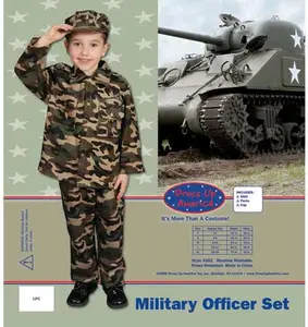 Dress Up America Deluxe Army Dress up Costume Set Toddler T4